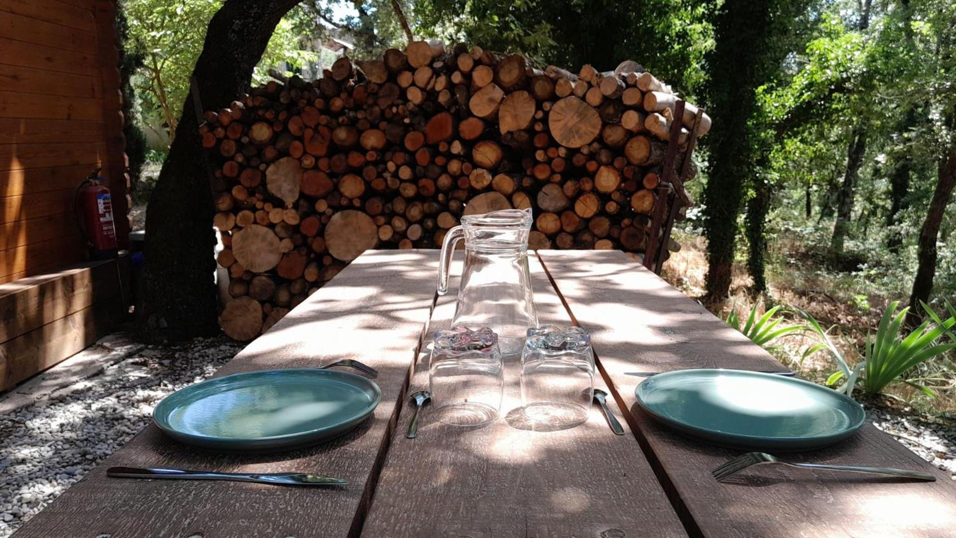 La Cabane En Bois Tourves Εξωτερικό φωτογραφία